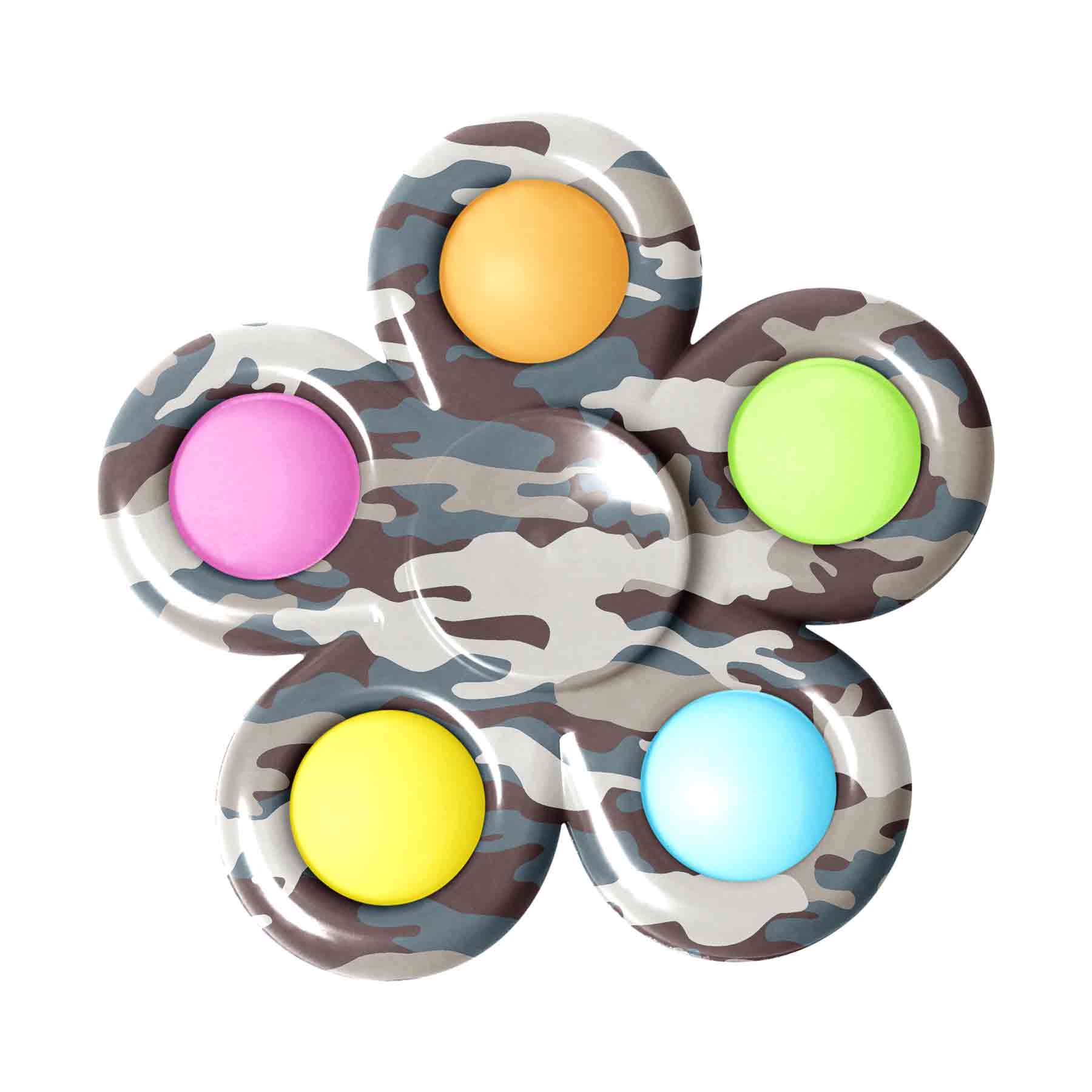 FlyFlyPromos - 5 Fingers Toys Push Bubble Fidget Spinner Image 9 - Promotional Product